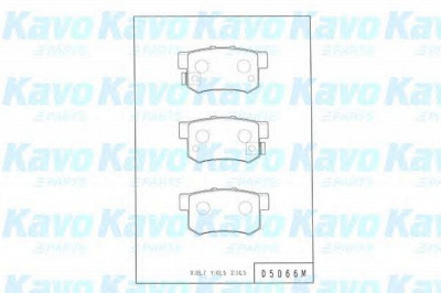 KAVO PARTS bp2032 -  Комплект тормозных колодок, дисковый тормоз